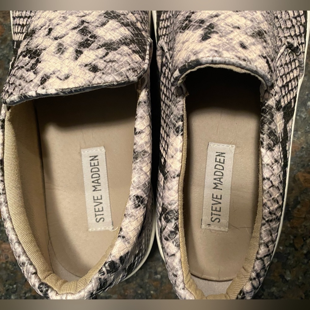 Steve Madden Gills Snake Print Sneaker - image 5